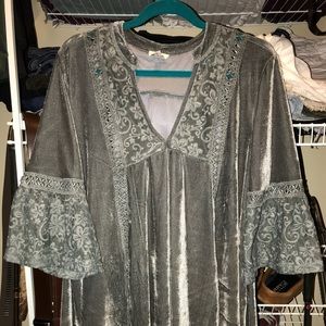 P.O.L. Brand velvet top